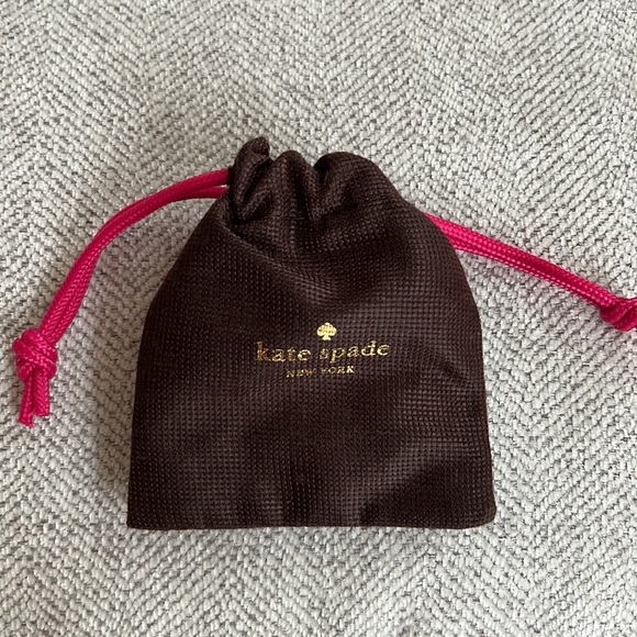 Kate Spade gold stud bow earrings - Picture 3 of 3